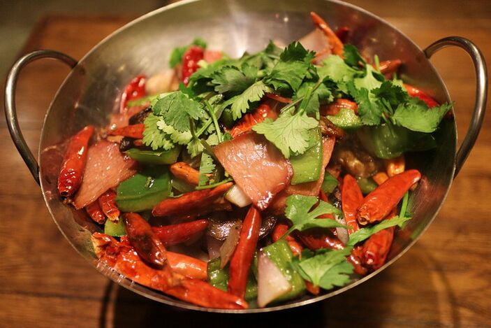 ensalada templada con carne para la dieta dukan